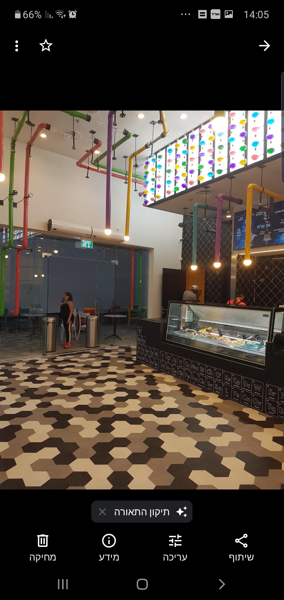 שיפוץ גלידריה גלידיום ראשון לציון