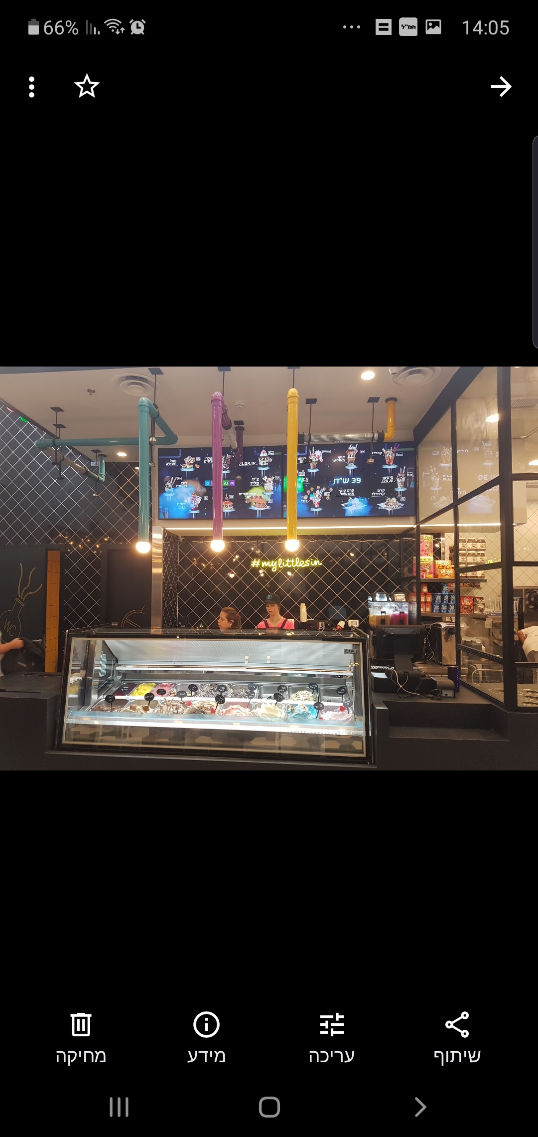 שיפוץ גלידריה גלידיום ראשון לציון