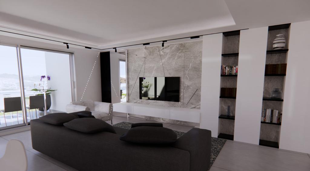 תכנון ועיצוב דירה 5 חד' בנתניה