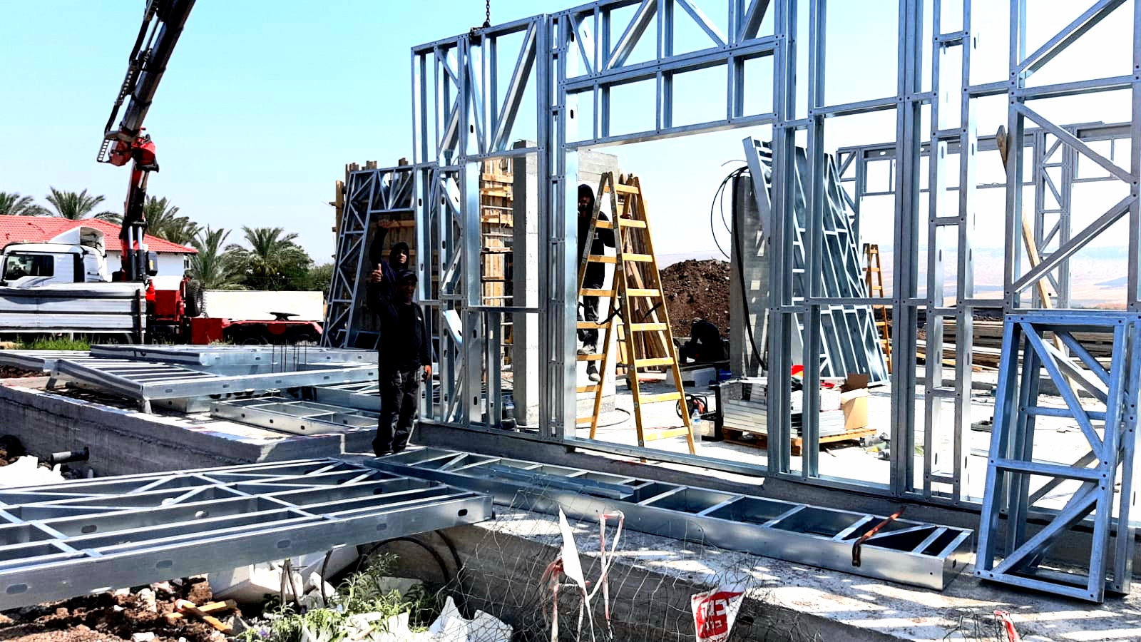 עבודות בניה ירוקה כבניה מתקדמת-שלבים