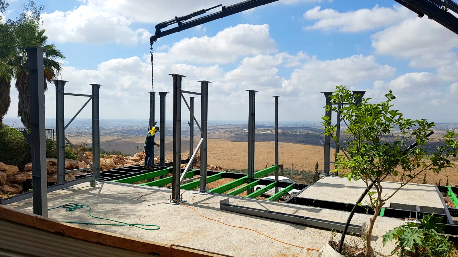 עבודות בניה ירוקה כבניה מתקדמת-שלבים