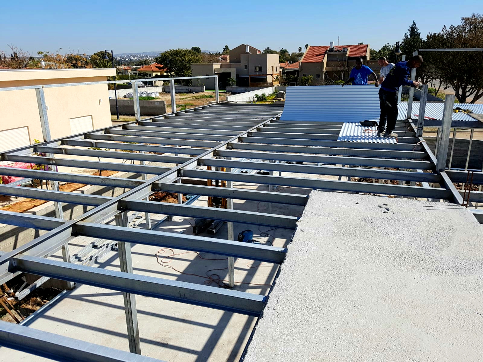 עבודות בניה ירוקה כבניה מתקדמת-שלבים