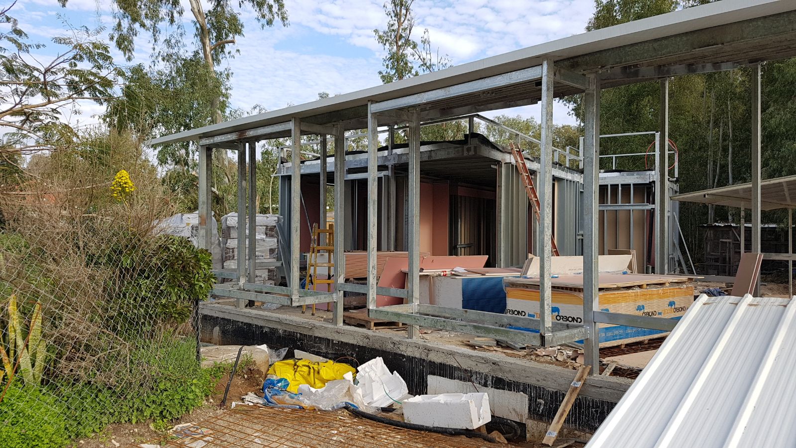 עבודות בניה ירוקה כבניה מתקדמת-שלבים