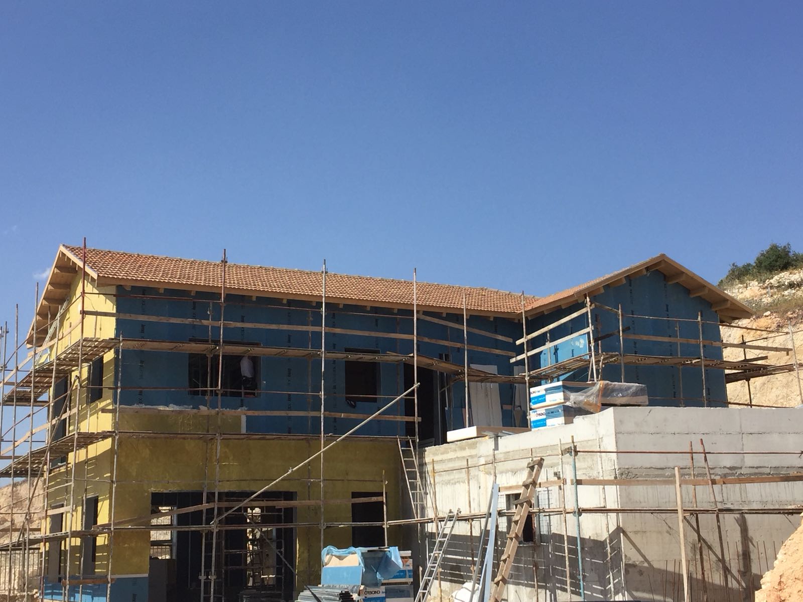 עבודות בניה ירוקה כבניה מתקדמת-שלבים