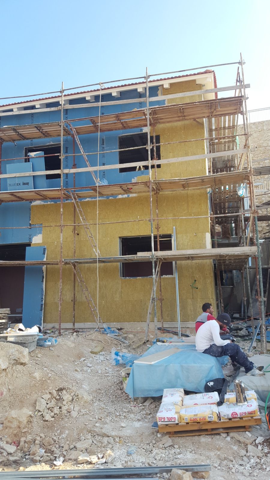 עבודות בניה ירוקה כבניה מתקדמת-שלבים