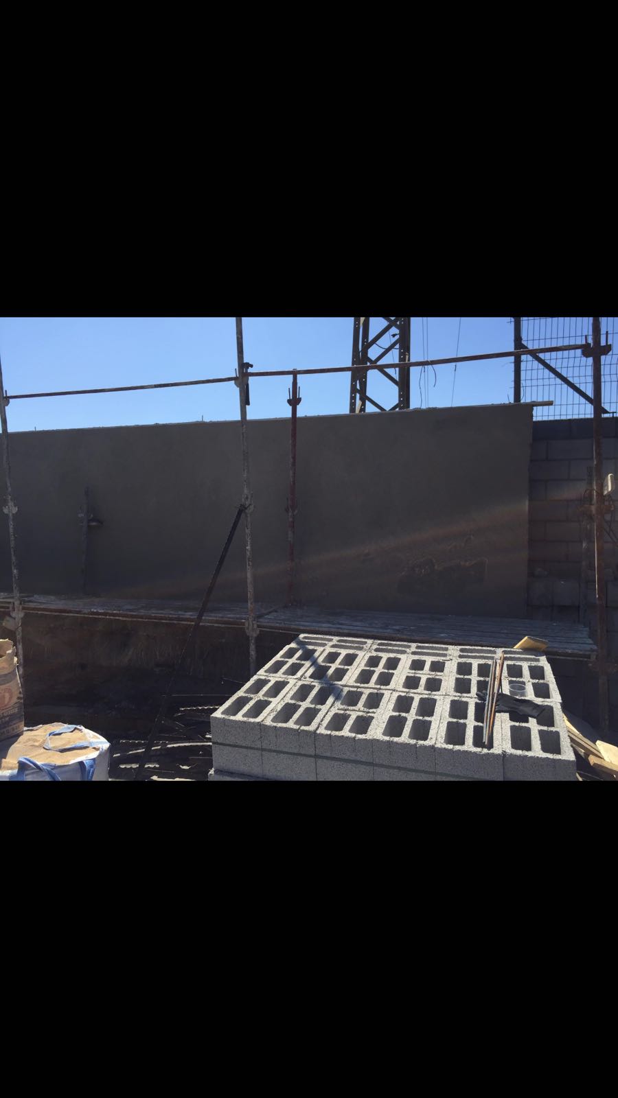 בניית חומה מבלוקים