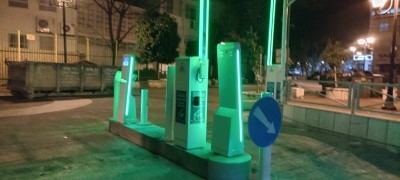 יציקת בטון לעמדת חניה