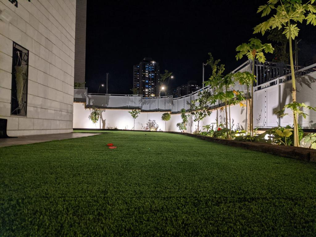 הקמת גינה , כולל מערכת השקיה ותאורה