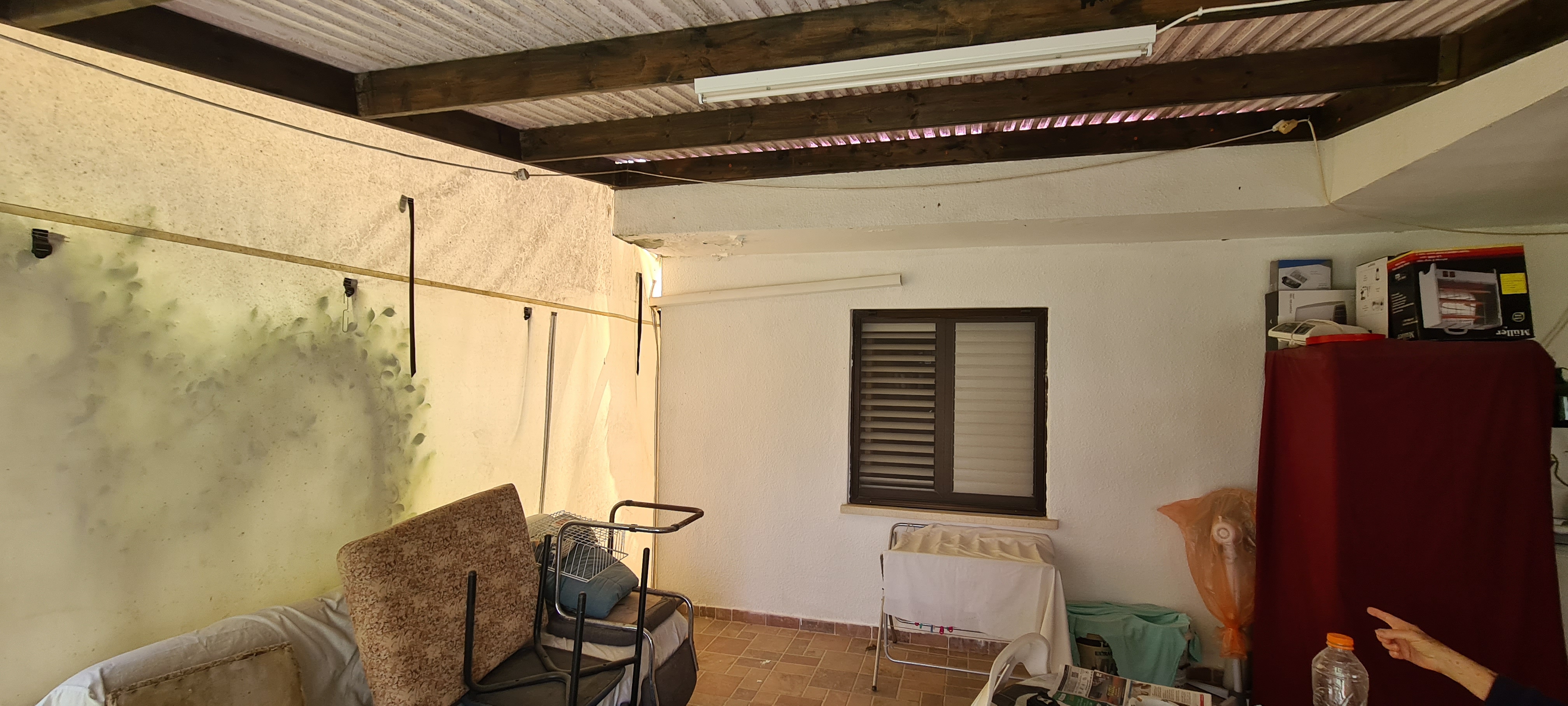 בניית פנל מבודד וגבס לפני ואחרי