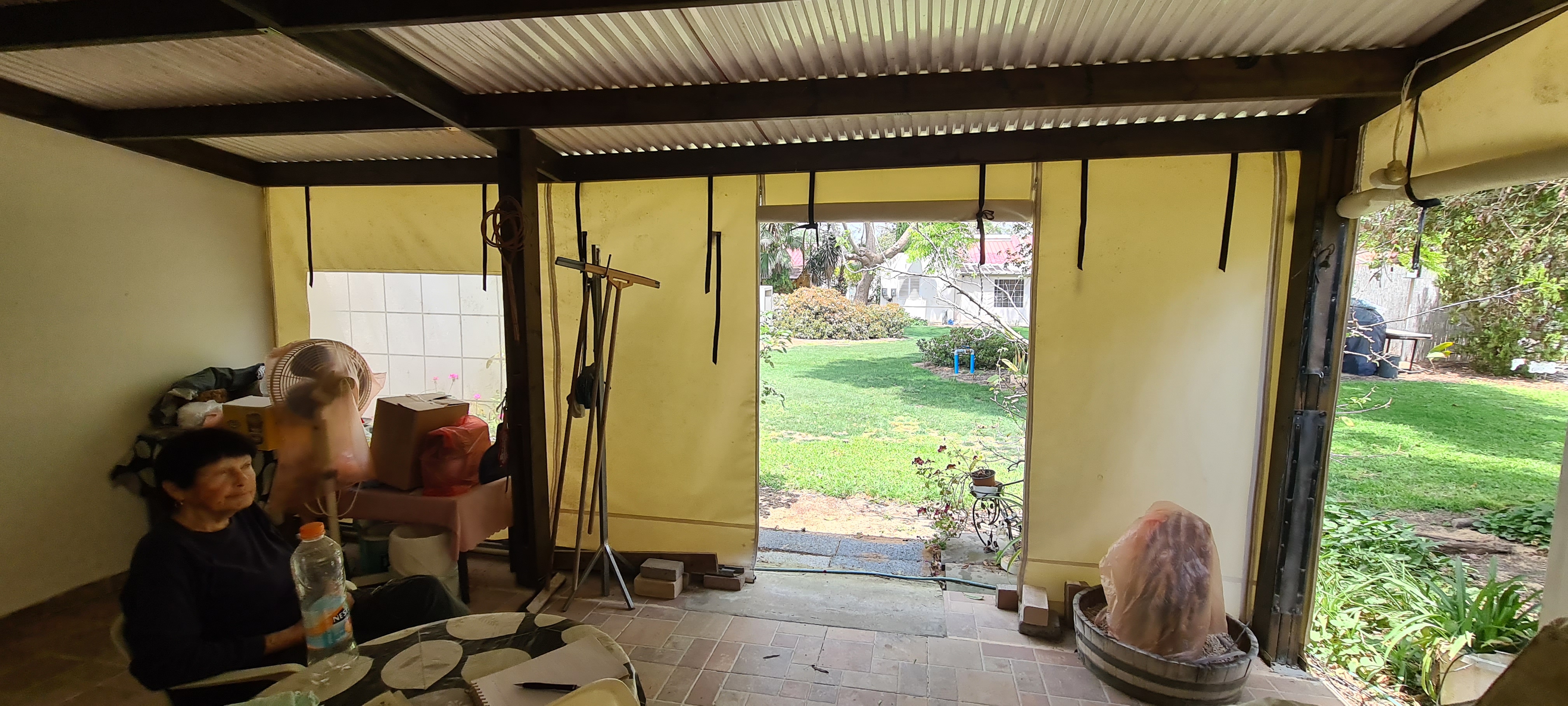 בניית פנל מבודד וגבס לפני ואחרי