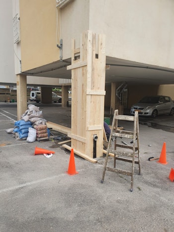 שיקום עמודי בניין