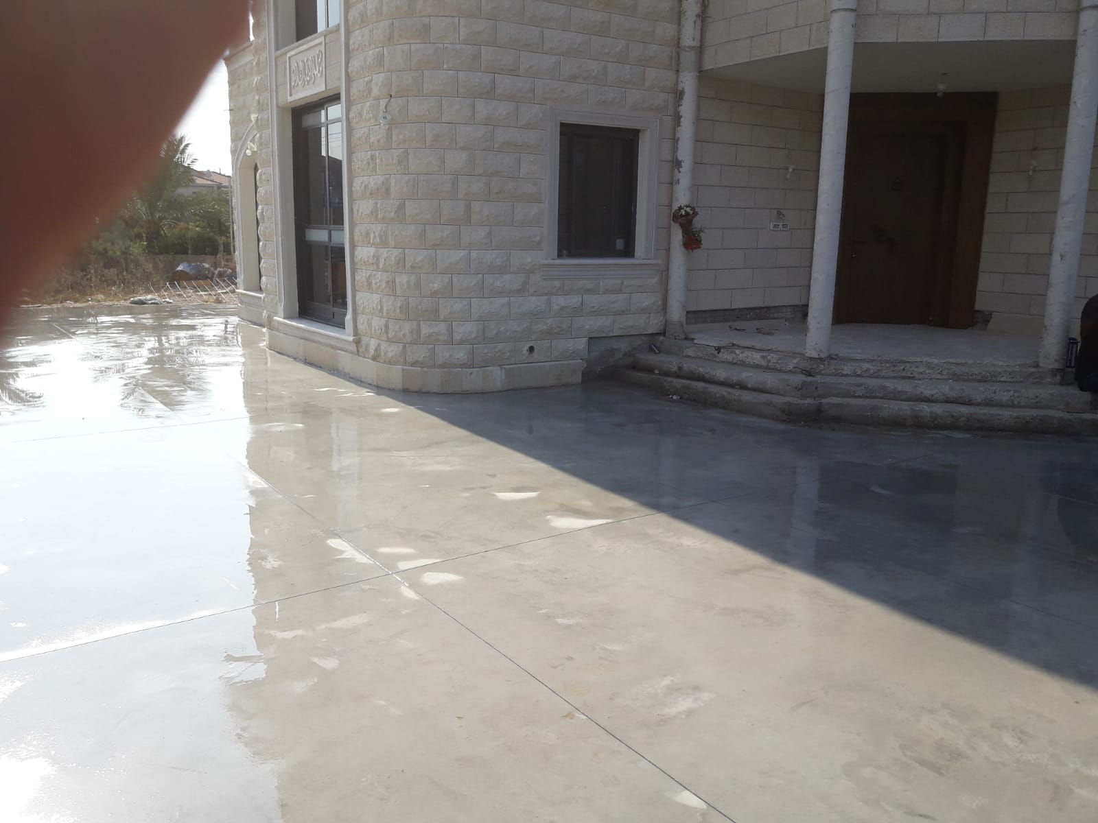 בטון  מוחלק