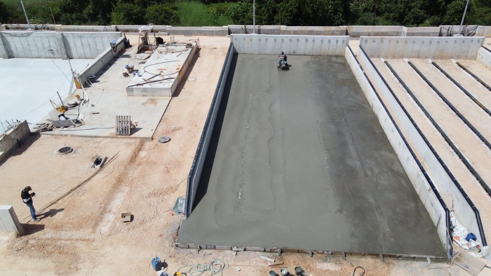 בטון  מוחלק