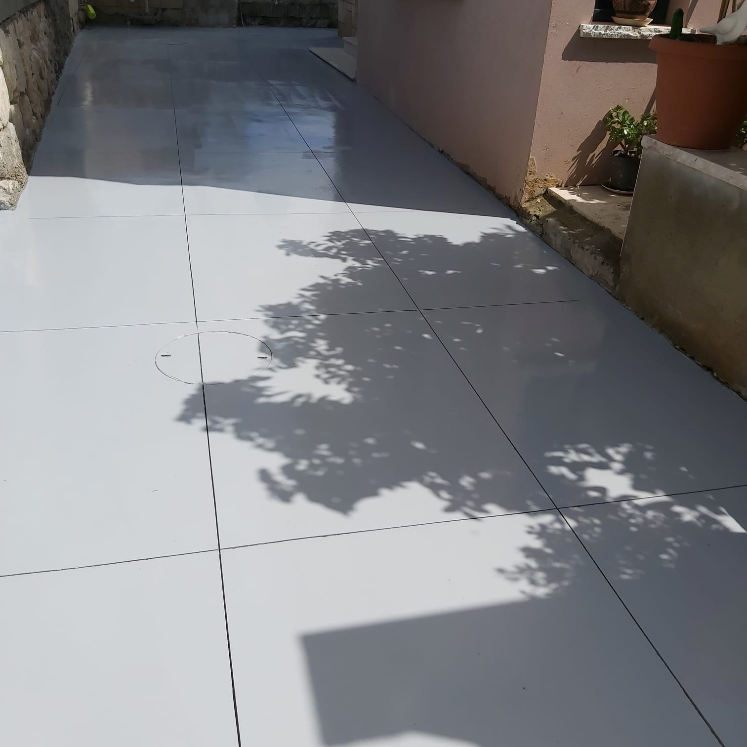 בטון  מוחלק