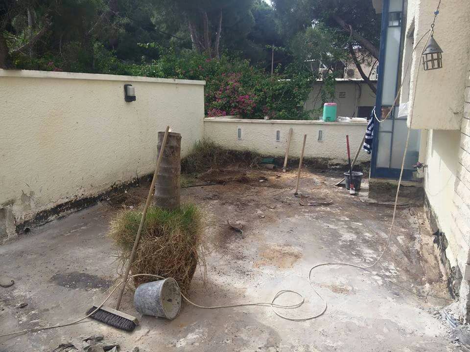 עבודות איטום לבית פרטי בדניה