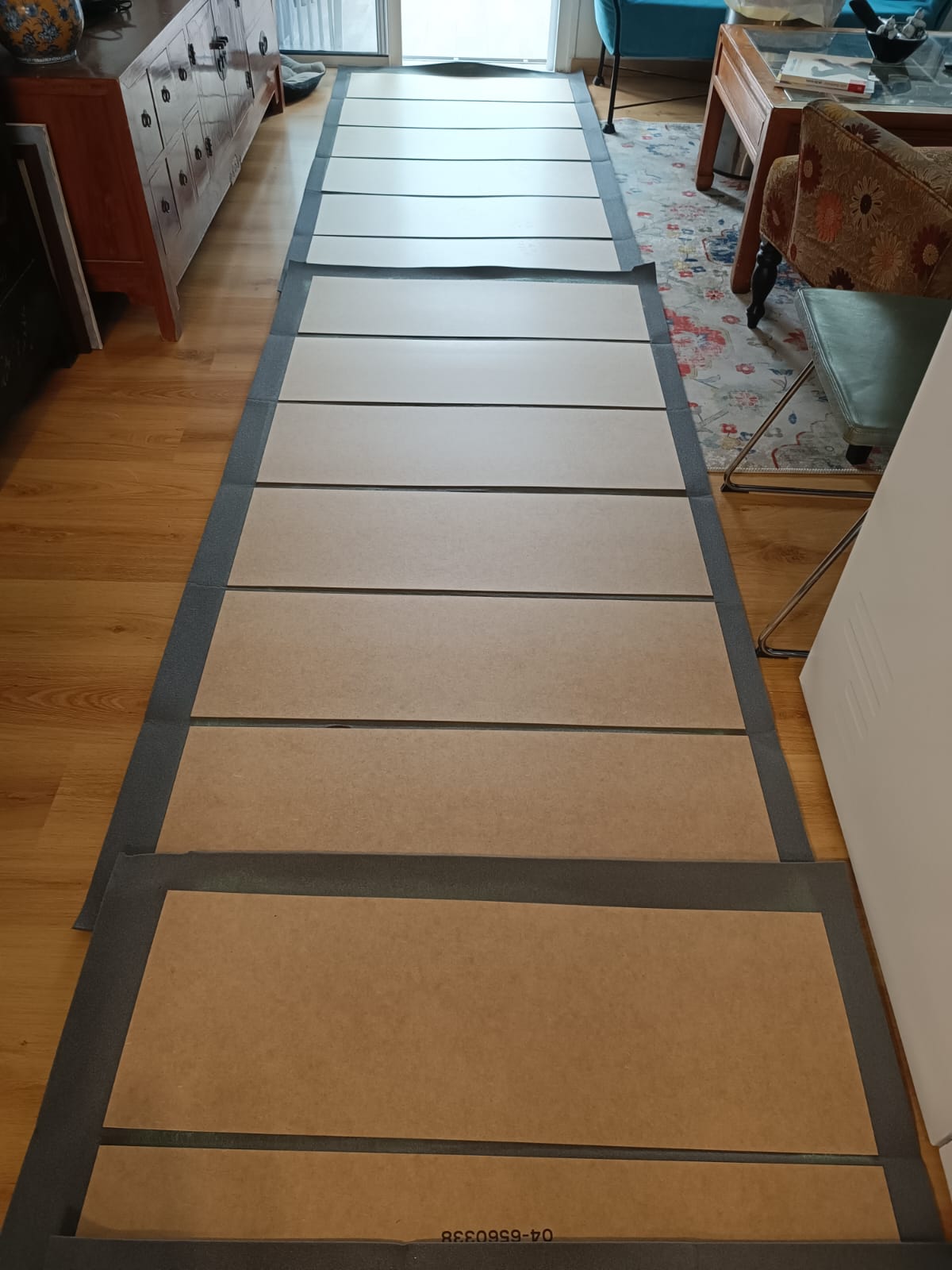 ריצוף בשילוב פרקט