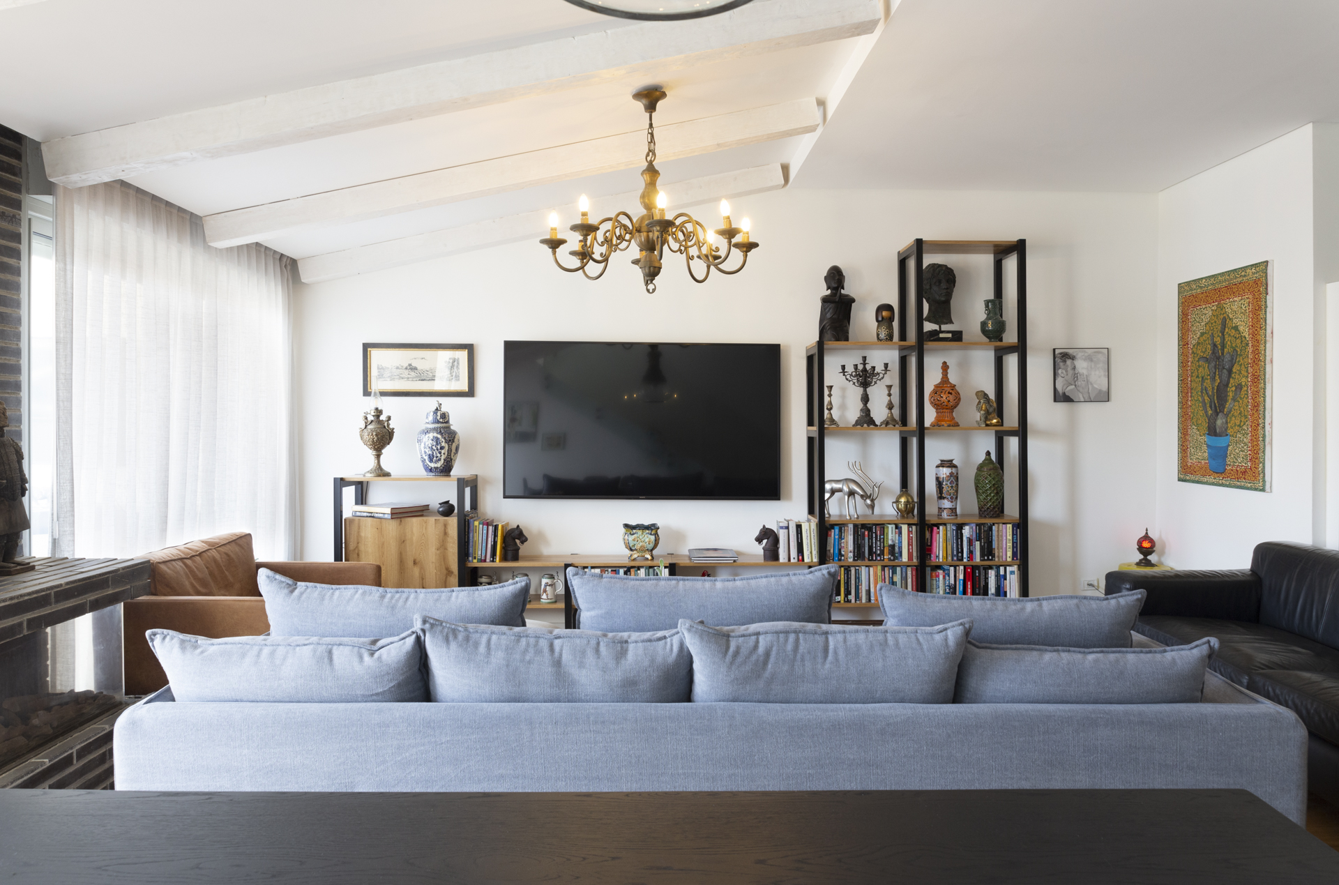 עיצוב פנים כפרי מודרני