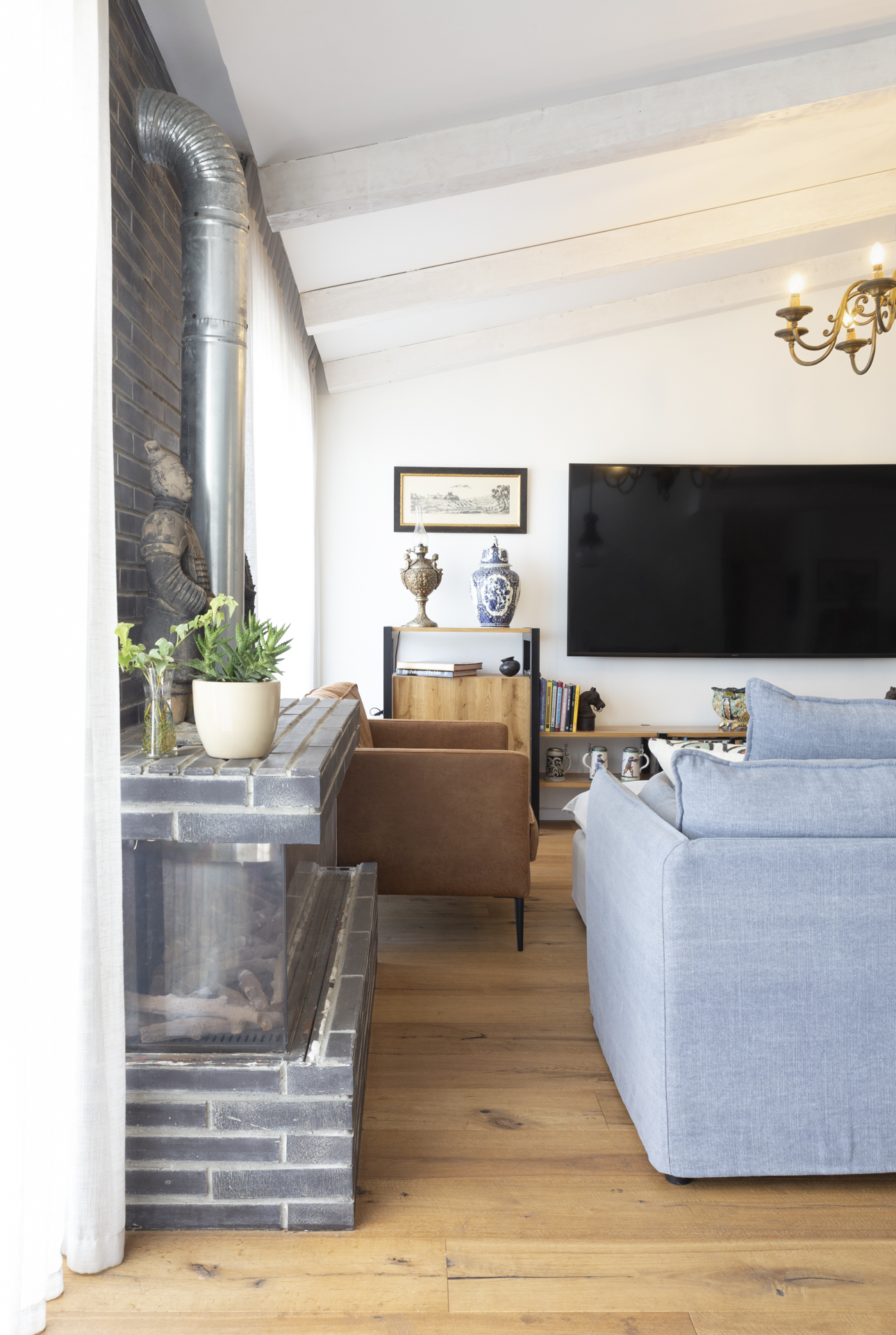 עיצוב פנים כפרי מודרני