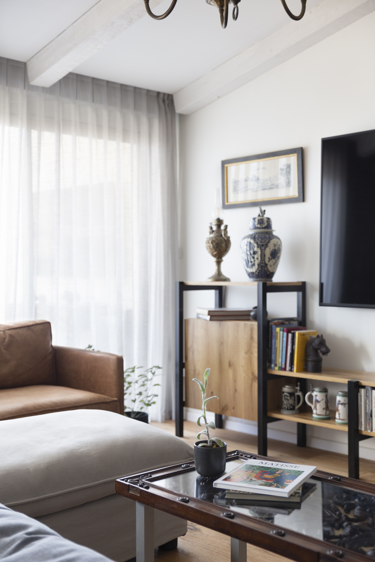 עיצוב פנים כפרי מודרני