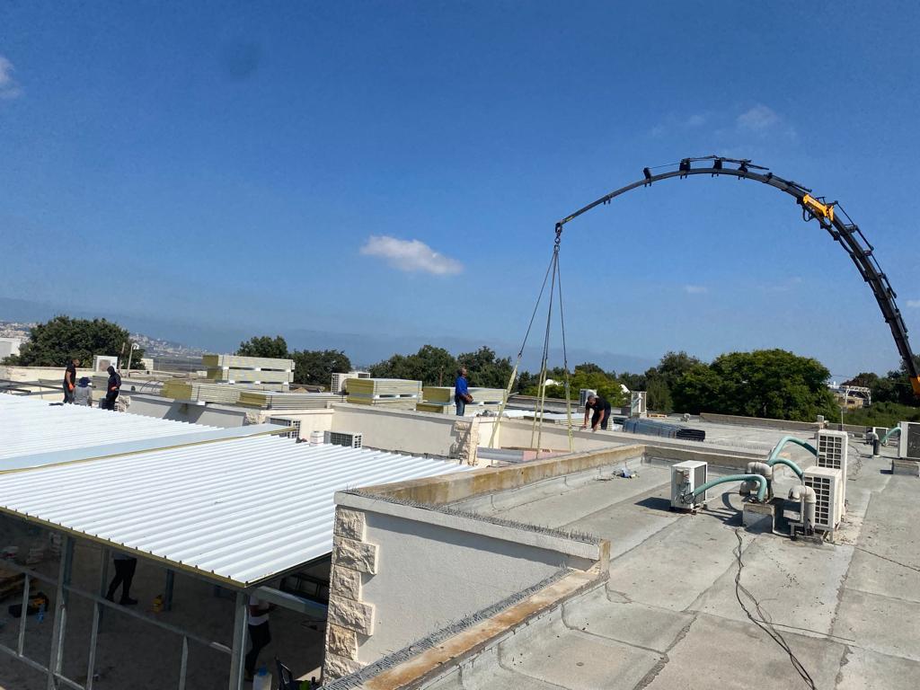 תוספת בית ספר 200 מטר מבניה קלה