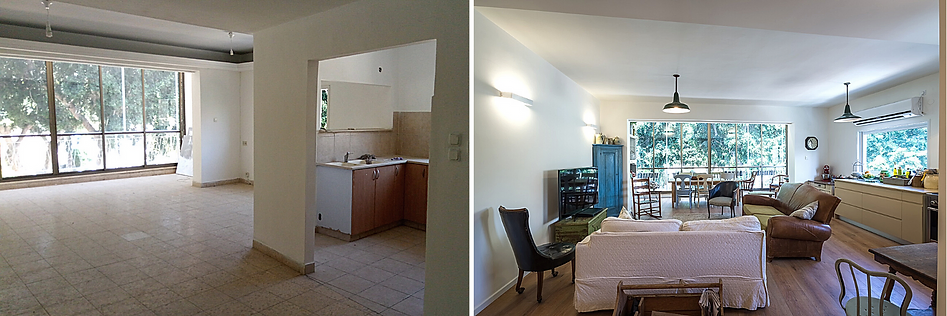 דירות לפני ואחרי