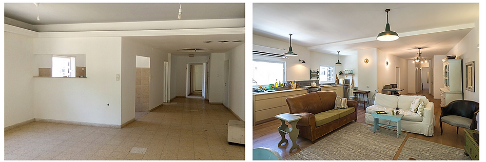 דירות לפני ואחרי