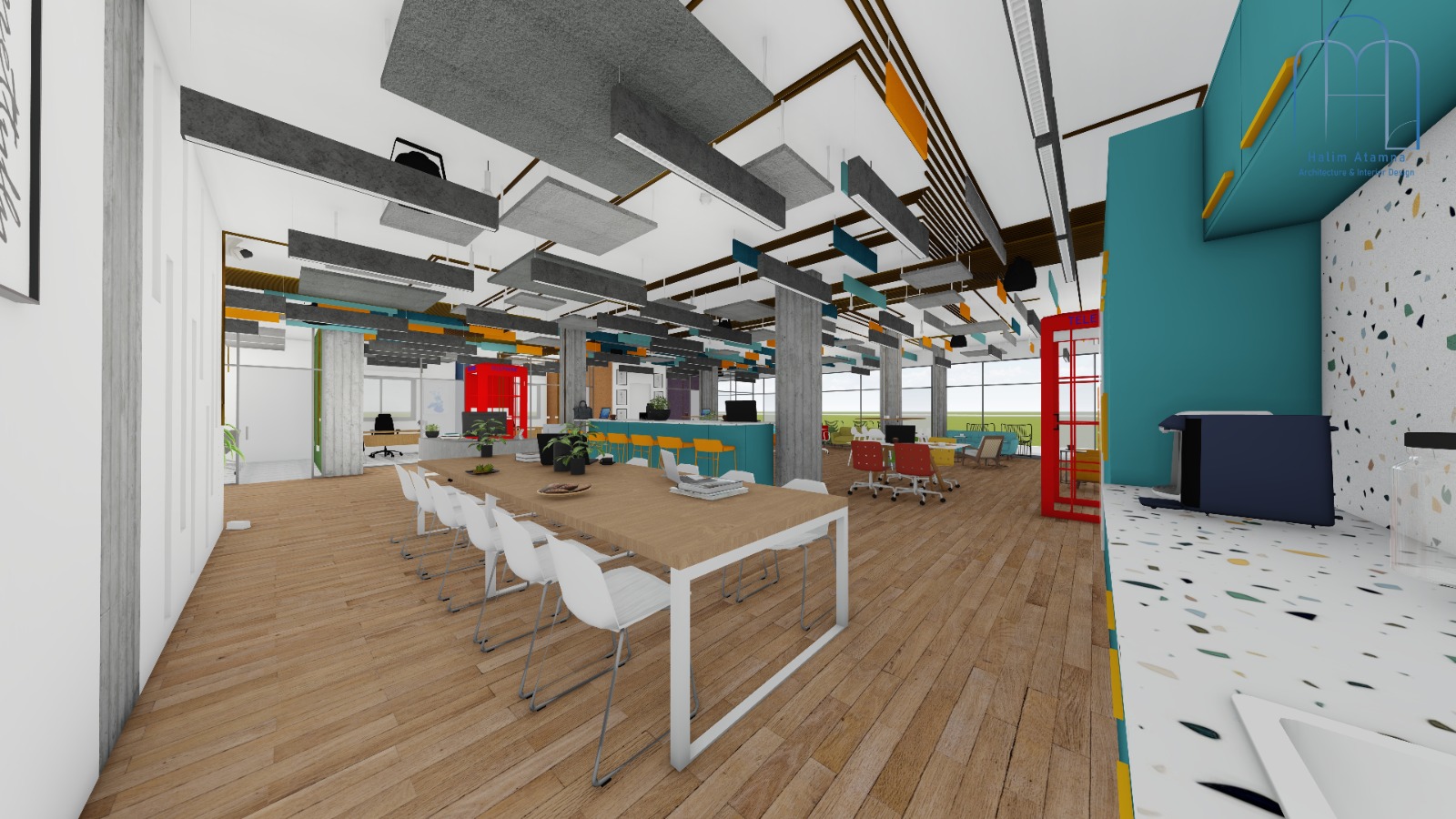 תכנון הדמייה ועיצוב משרדים