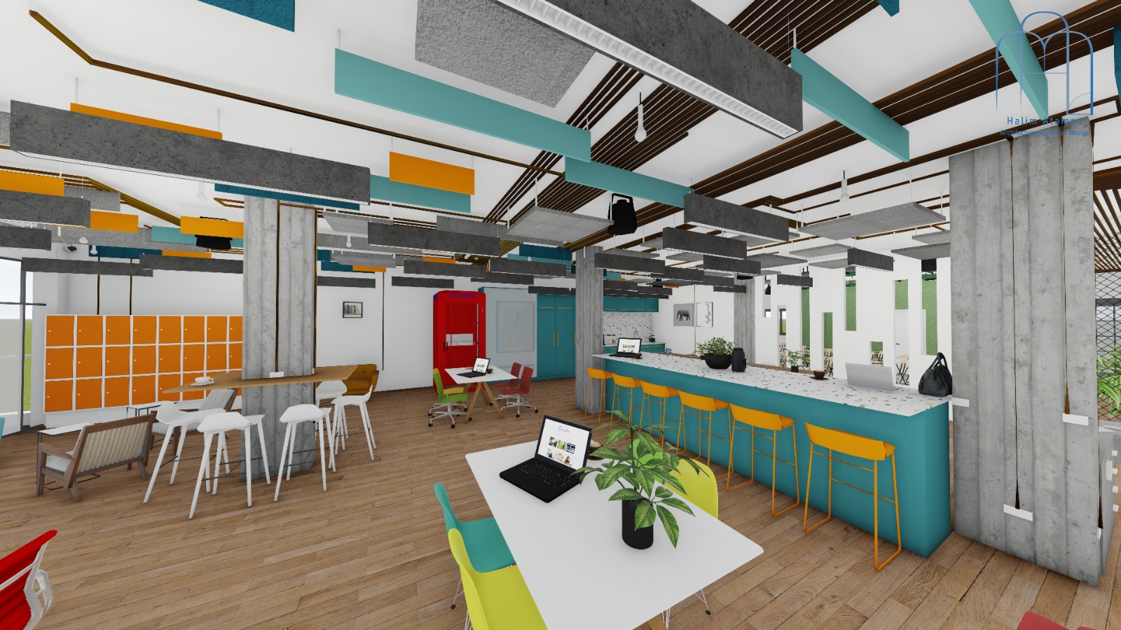 תכנון הדמייה ועיצוב משרדים