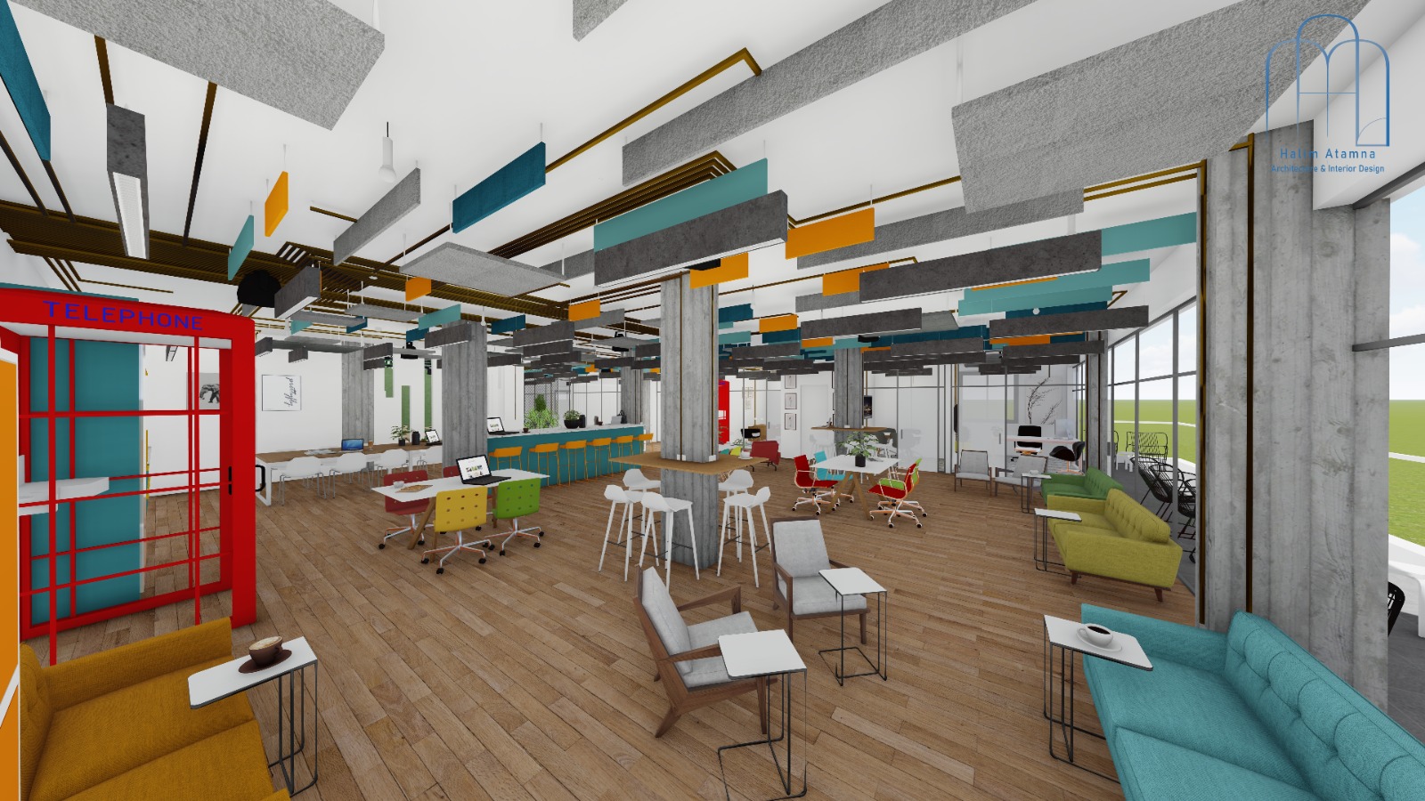 תכנון הדמייה ועיצוב משרדים