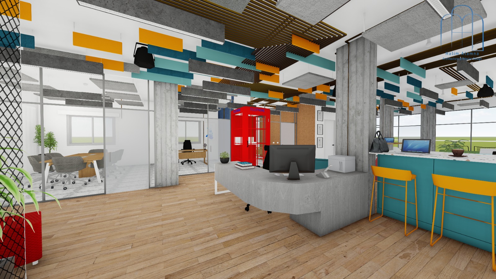 תכנון הדמייה ועיצוב משרדים