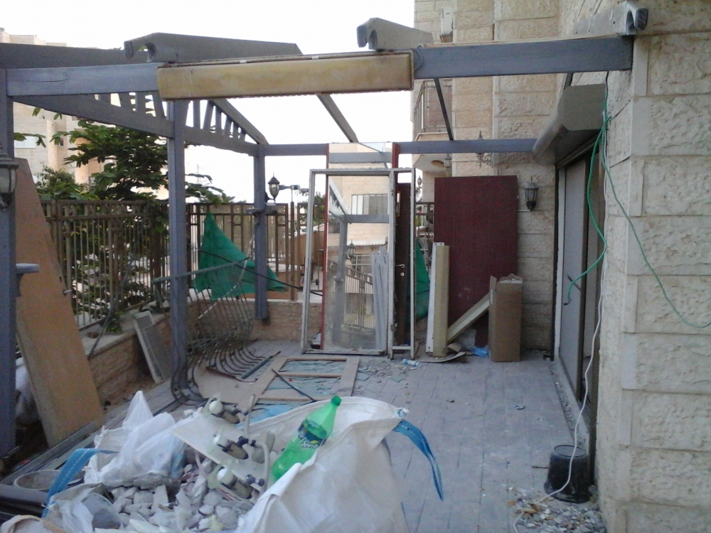 שיפוץ דירת גן לזוג צעיר