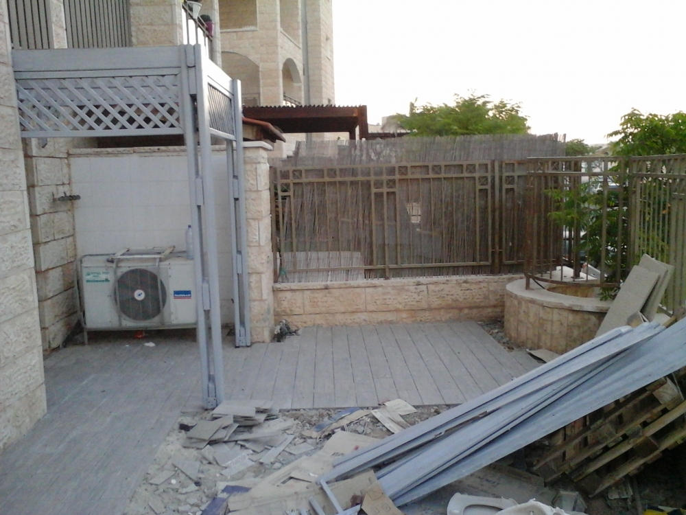 שיפוץ דירת גן לזוג צעיר