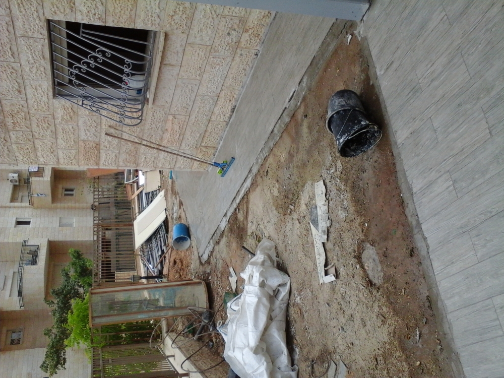 שיפוץ דירת גן לזוג צעיר