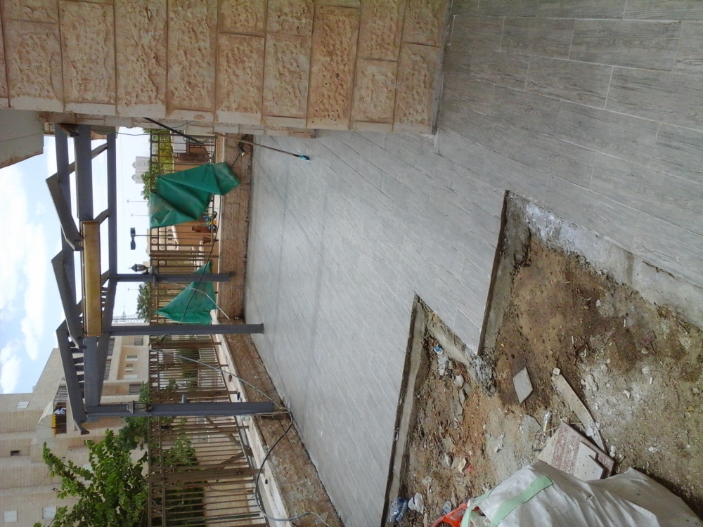 שיפוץ דירת גן לזוג צעיר